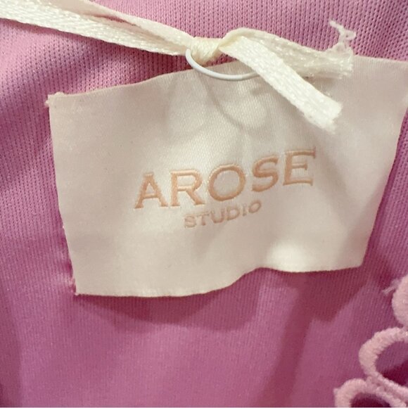 NWT Arose Studio Eartha Spaghetti Strap Surplice Front Floral Print - Picture 12 of 12